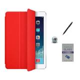 Kit Capa iPad Pro 9,7 Smart + Película (Cor Vermelho) - Bd cases