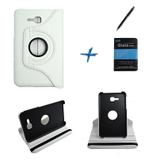 Kit Capa para Galaxy Tab E 7" T113/T115 + Pel (Branco) - Bd cases