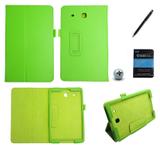 Kit Capa para Galaxy Tab E 9.6 T560/T561 Carteira + Película de Vidro + Caneta Touch (Verde) - Bd cases
