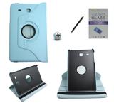 Kit Capa para Galaxy Tab E 9.6 T560/T561 + Pel (Azul Claro) - Bd cases