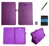 Kit Capa para Galaxy Tab E 9.6 T560/T561 + Pel (Roxo) - Bd cases