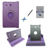 Kit Capa para Galaxy Tab E 9.6 T560/T561 + Pel (Roxo) - Bd cases
