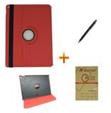 Kit Capa para iPad Pro 12.9" + Película +Can Touch(Vermelho) - Bd cases