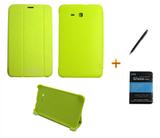 Kit Capa Smart Book Galaxy Tab 3 Lite T110/T111 / (Verde) - Bd cases