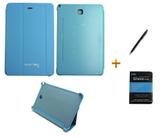 Kit Capa Smart Book Galaxy Tab A - 8.0 P350/P355 / (Azul) - Bd cases