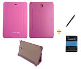 Kit Capa Smart Book Galaxy Tab A - 8.0 P350/P355 / (Rosa) - Bd cases