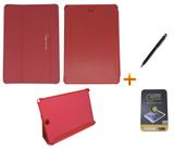 Kit Capa Smart Book Galaxy Tab A - 9.7 P550/P555 vermelho - Bd cases