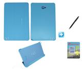 Kit Capa Smart Book Galaxy Tab A Note 10.1 P585 / P580 + Pel Vidro + Caneta Touch (Azul) - Bd cases