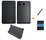 Kit Capa Smart Book Galaxy Tab E - 8.0 T375/T377 (Preto) - Bd cases