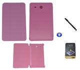 Kit Capa Smart Book Galaxy Tab E - 9.6 T560/T561 (Rosa) - Bd cases