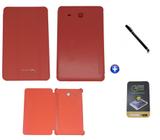 Kit Capa Smart Book Galaxy Tab E - 9.6 T560/T561 (Vermelho) - Bd cases