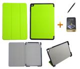 Kit Capa Smart Case para iPad Mini 4 + Película de Vidro + Caneta Touch (Verde) - Skin t18