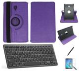 Kit Capa/Teclado/Can/Pel Galaxy Tab A T380/T385 8" Roxo - Bd cases