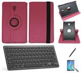 Kit Capa/Teclado/Can/Pel Galaxy Tab A T580/T585 10.1" Rosa - Bd cases