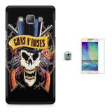 Kit Capa TPU A5 (A500) Guns nRoses + Pel.Vidro (01) - Bd cases