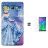 Kit Capa TPU A7(A700)Cinderella + Pel.Vidro (02) - Bd cases