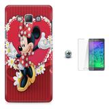 Kit Capa TPU A7(A700)Minnie + Pel.Vidro (01) - Bd cases