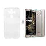 Kit Capa TPU Incolor Zenfone 4 Max ZC554KL + Película, - Maston