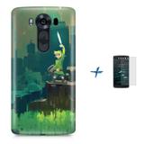 Kit Capa TPU LG K10 2017 Zelda Link Ocarina of Time Breath of The Wild + Pel Vidro (BD01) - Bd cases