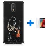 Kit Capa TPU Moto G4 Plus Slash Guns n' Roses + Pel Vidro (BD02) - Bd cases