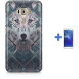 Kit Capa TPU Zenfone 3 ZE552KL Moon Wolf Lobo Lunar + Pel Vidro (BD01) - Bd cases