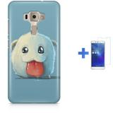 Kit Capa TPU Zenfone 3 ZE552KL Poro League of Legends + Pel Vidro (BD01) - Bd cases