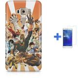 Kit Capa TPU Zenfone 3 ZE552KL Street Fighter + Pel Vidro (BD01) - Bd cases