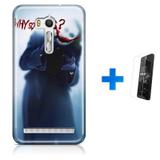 Kit Capa TPU Zenfone GO ZB500KL Coringa Joker Why so Serious Dark Knight + Pel Vidro (BD01) - Bd cases