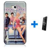Kit Capa TPU Zenfone GO ZB500KL Hollywood Marilyn Monroe James Dean Elvis Presley + Pel Vidro (BD01) - Bd cases