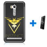 Kit Capa TPU Zenfone GO ZB500KL Pokemon Instinct Pokemon Go + Pel Vidro (BD01) - Bd cases