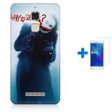 Kit Capa TPU Zenfone Max ZC520TL Coringa Joker Why so Serious Dark Knight + Pel Vidro (BD01) - Bd cases
