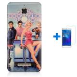 Kit Capa TPU Zenfone Max ZC520TL Hollywood Marilyn Monroe James Dean Elvis Presley + Pel Vidro (BD01) - Bd cases
