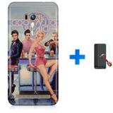 Kit Capa TPU Zenfone Selfie ZD551KL Hollywood Marilyn Monroe James Dean Elvis Presley + Pel Vidro (BD01) - Bd cases