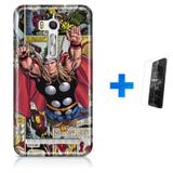 Kit Capa Zenfone GO ZB500KL Thor Vingadores + Pel (BD01) - Bd cases
