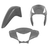 Kit Carenagem Pro Tork Biz 125 2006/2007 Prata Appaloosa Metálico