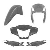 Kit Carenagem Pro Tork Biz 125 ES/KS 2008/09 Prata Lumiar Metálico