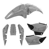 Kit Carenagem Pro Tork CG Titan 2006 E 2007 Prata Force Metálico