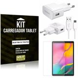 Kit Carregador Tipo C Samsung Galaxy Tab A 10.1' T515/T510 + Película de Vidro - Armyshield