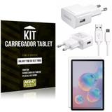 Kit Carregador Tipo C Samsung Galaxy Tab S6 10.5' T865 + Película de Vidro - Armyshield