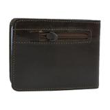 Kit Carteira Masculina com Fecho Lateral e Cinto - Águia couro