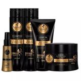 Kit Cavalo Forte Haskell 5 Produtos P Shampo Condicionador Máscara Leave-In Selante