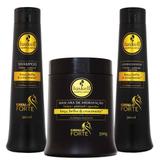 Kit Cavalo Forte Shampoo Condicionador E Máscara 500ml - Haskell