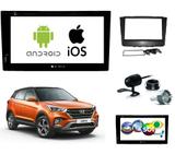 Kit Central Multimidia Dvd Creta + Tv + Espelhamento Ios - E-tech