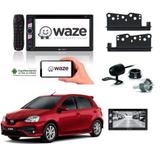 Kit Central Multimidia Dvd Etios + Moldura + Camera - E-tech
