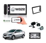Kit Central Multimidia Dvd Prisma + Moldura + Camera - E-tech