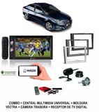 Kit Central Multimidia Dvd Vectra + Moldura + Camera + Tv - E-tech