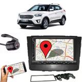 Kit Central Multimídia FIT + Moldura 2 Din Creta + Câmera Ré - Central envolve fit