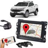 Kit Central Multimídia FIT + Moldura 2 Din Fiat Toro + Câmera Ré - Central envolve fit