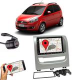 Kit Central Multimídia Fit + Moldura 2 Din Idea Adv. 2013 + Câmera Ré - Cinoy
