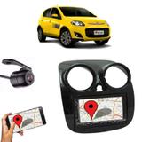 Kit Central Multimídia FIT + Moldura 2 Din Novo Palio 2014 + Câmera Ré - Central envolve fit